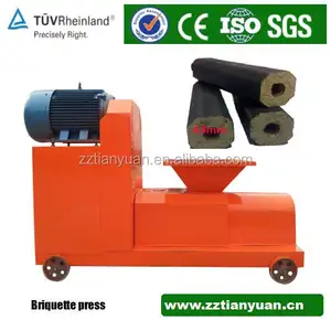 biomass wood sawdust briquette machine with screw propeller