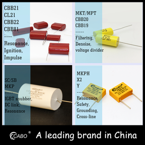 [Proveedor Chino] Condensadores CABO CL20 con Orificio J/K, Tolerancia 1~40F, 630V DC, para <span class=keywords><strong>División</strong></span> de Frecuencia de Audio, Temperatura de Operación 40/85/21C - Product Image 2