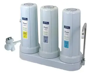 3 stages counter top kitchen tap home water filter