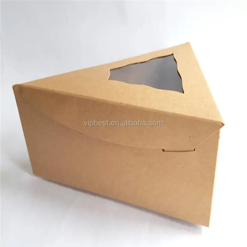 Personalizzato scatola di imballaggio di carta per la torta panino con il materiale illustrativo su ordinazione di formato forma con coperchio trasparente