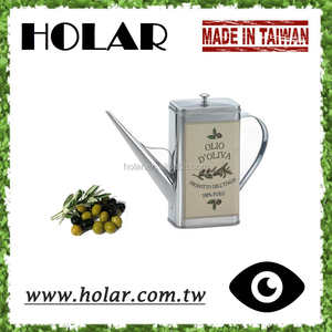 [Holar] Taiwan Made 1 Quart 1000ml Pot d'huile en acier inoxydable de haute qualité pour huiles de cuisson Liquides Vinaigre - Product Image 3