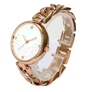 팔찌 체인 쿼츠 시계 럭셔리 다이아몬드 다이얼 잼 Tangan Relojes De Mujer 여성 시계