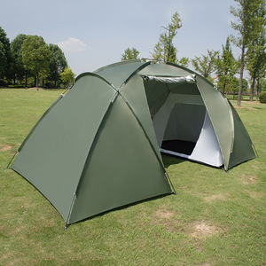 <span class=keywords><strong>Tente</strong></span> <span class=keywords><strong>tunnel</strong></span> <span class=keywords><strong>de</strong></span> camping familiale imperméable à l'eau pour 3 à 4 personnes avec <span class=keywords><strong>2</strong></span> <span class=keywords><strong>chambres</strong></span> à coucher - Product Image 1