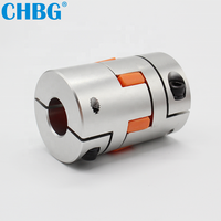 Manchon de couplage élastique en alliage d'aluminium pour moteur servo, moteur pas à pas, vis, tour CNC, codage, type fleur de prunier