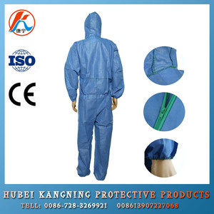 Disposición no tejida ropa de trabajo protectora traje <span class=keywords><strong>mono</strong></span> - Product Image 4