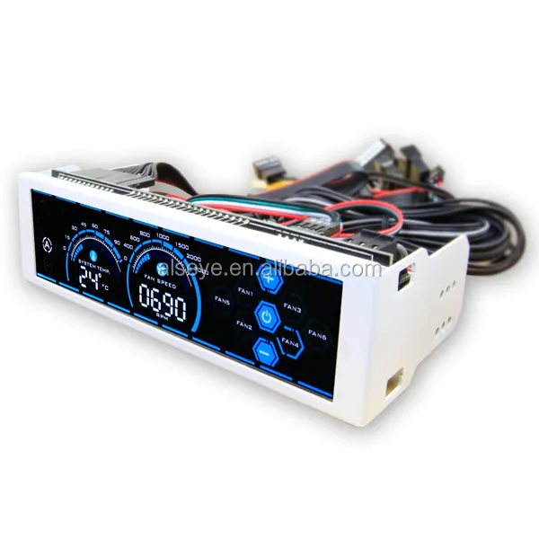 5.25 front panel 3 Pin/4Pin elektronische pc fans speed controller