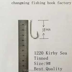 Prezzo di fabbrica a buon mercato kirby 81220 size 9 gancio di pesca salter acqua per pesce uomo nautica di commercio