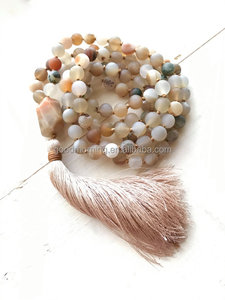 Yoga de joyas de piedra lunar Mala collar de perlas - Product Image 2