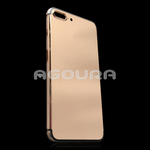 Luxury 24ct placcato oro con custodia posteriore in zircone custodia in oro 24k <span class=keywords><strong>per</strong></span> <span class=keywords><strong>iPhone</strong></span> <span class=keywords><strong>7</strong></span> <span class=keywords><strong>plus</strong></span> - Product Image 3