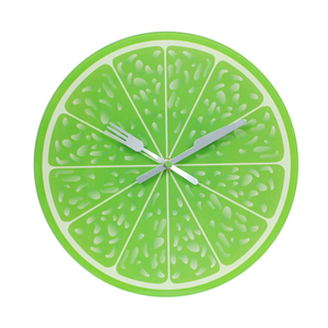 Deheng 12 Inch Trang Trí Vui Trái Cây Rau Thiết Kế Kính Đồng Hồ Treo Tường - Product Image 6