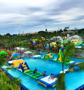 Giá rẻ và chất lượng cao thổi lên sân sau giật gân đảo, trẻ em trượt nước Inflatable với hồ bơi - Product Image 5