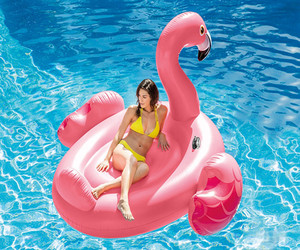 <span class=keywords><strong>Intex</strong></span> 57558 Giant Flamingo Gonflable Ride-On pour Piscines Extérieures Water Amusement Facility for Play and Lounging - Product Image 2