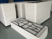 Vente flash : Ensemble de tables et de chaises de banquet pliables en plastique de 6 pieds pour 10 personnes, d'occasion