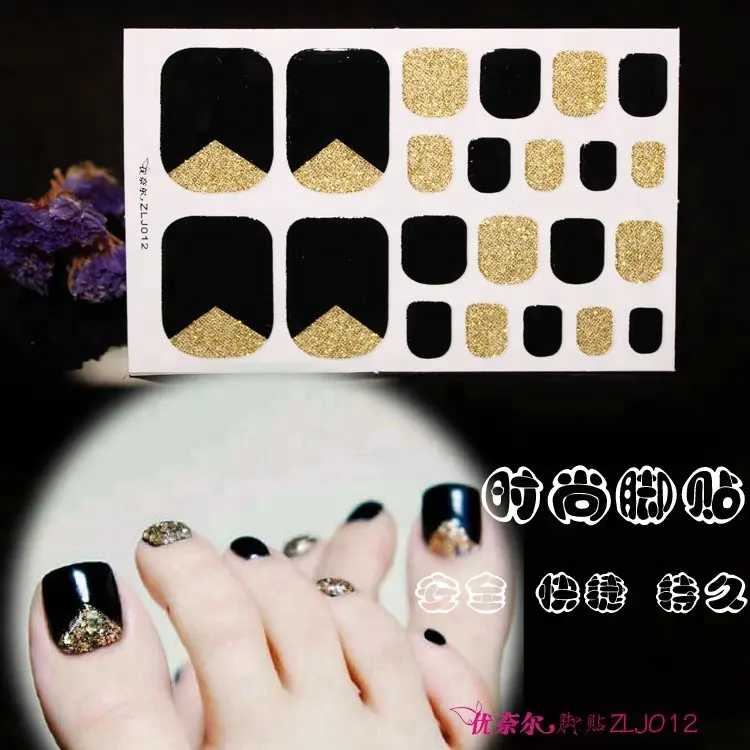 hot selling 3d nail art colorful nail decal /nail decoration/nail and toe stickers