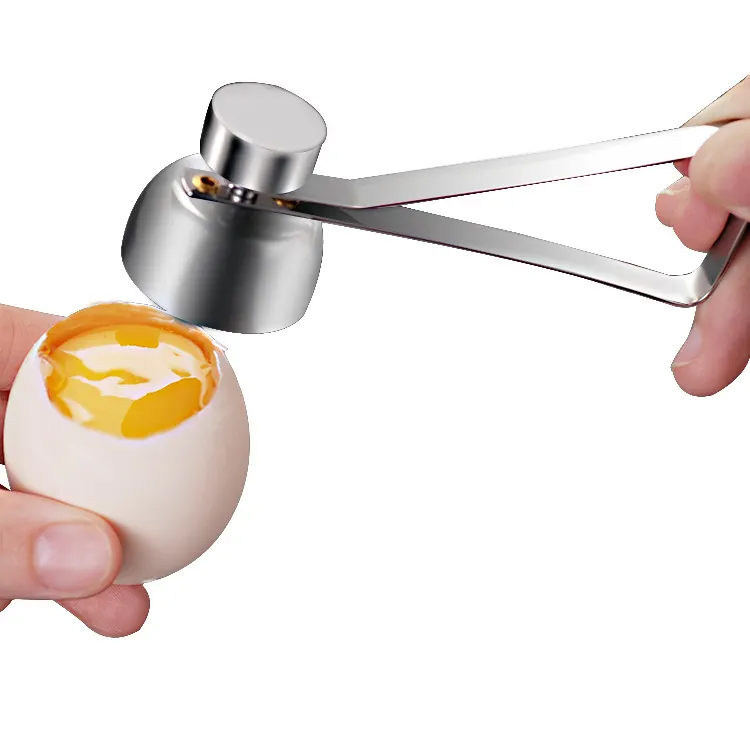 Diskon Alat Dapur Penghilang 304 Baja Tahan Karat Pembuka Kue Cangkang Telur