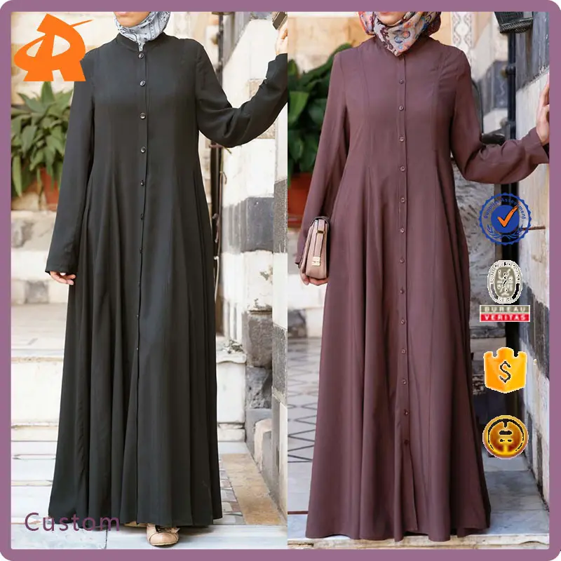 Robe musulmane de Dubaï islamique surdimensionnée Nouveau design Personnalisé Abaya de Dubaï pour femmes