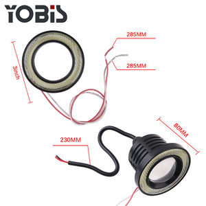 Cina 12v posteriore 3 pollici accessori per auto auto <span class=keywords><strong>fendinebbia</strong></span> <span class=keywords><strong>angel</strong></span> eye led <span class=keywords><strong>fendinebbia</strong></span> per auto universali - Product Image 5