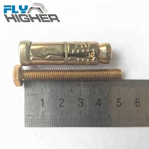 Anclaje de Pared de Acero de Alta Resistencia <span class=keywords><strong>M6X50</strong></span>, Anclaje para Concreto, Pernos de Anclaje con Acabado Zincado - Product Image 4