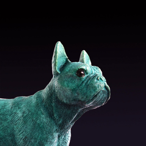 Escultura <span class=keywords><strong>de</strong></span> cobre <span class=keywords><strong>de</strong></span> tamaño natural para perro, casting para decoración <span class=keywords><strong>de</strong></span> patio <span class=keywords><strong>de</strong></span> casa - Product Image 5