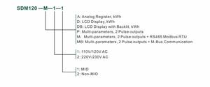 SDM120P/SDM120CTP กลาง Single phase multifunction <span class=keywords><strong>pulse</strong></span> <span class=keywords><strong>meter</strong></span> - Product Image 6