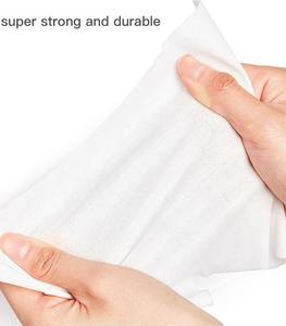 Su misura eco-friendly tessuti bagnati di bambù biodegradabili monouso per la cura personale salviettine umidificate con fragranza morbida per la pulizia - Product Image 4