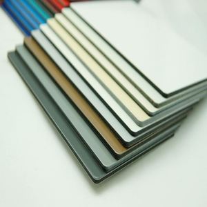 Panneau composite en aluminium PVDF, qualité A2, ignifuge, style de conception industrielle pour les applications de construction, meilleur prix ACP/Dibonds - Product Image 1