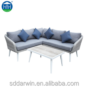 Moderna hotsale colas de tejido de mimbre muebles de jardín sofá de mimbre al aire libre - Product Image 5