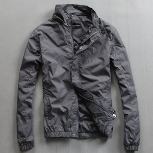 Personalizado de cremallera de nylon a prueba de agua personalizado cazadoras bordado chaquetas - Product Image 2