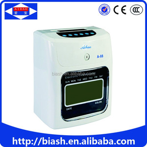 de registrador de tiempo de asistencia/máquina de tarjetas perforadas con función de trabajar horas extraordinarias - Product Image 3