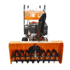 15HP gasoline engine snow sweeping machine snow blower