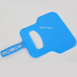 BBQ fornitore di promozione Pubblicitaria logo del marchio di griglia per <span class=keywords><strong>barbecue</strong></span> ventilatore della mano di plastica variopinta durevole - Product Image 3