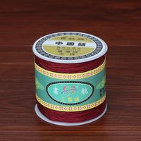 Fil à perles 100 yards/rouleau, cordon en nylon de 0,8 mm, cordon pour nœuds chinois, fil pour bracelet tissé, fil pour la fabrication de bijoux DIY