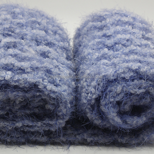 Colored Scrubby <strong>Sparkle</strong> Feather <strong>Yarn</strong> Polyester Fancy <strong>Yarn</strong> for Sale - Product Image 6