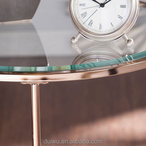 Living Room Gold Coffee <strong>Table</strong> Trendy 3 Tiers clear Tempered <strong>Glass</strong> <strong>Side</strong> <strong>Table</strong> - Product Image 4