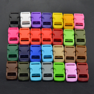 Hebilla de liberación lateral de plástico de 3/<span class=keywords><strong>8</strong></span> pulgadas en varios colores para exteriores, supervivencia, moda, pulseras de paracord y uso con peso. - Product Image 3