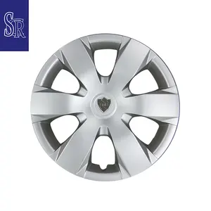 Customized logo 16'' universal hubcaps silver color ABS bus wheel cover