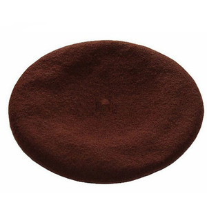 Venta al por mayor 100% gorra de boina de <span class=keywords><strong>lana</strong></span> para adultos unisex 40 colores en stock estilo liso para uso casual en invierno - Product Image 5