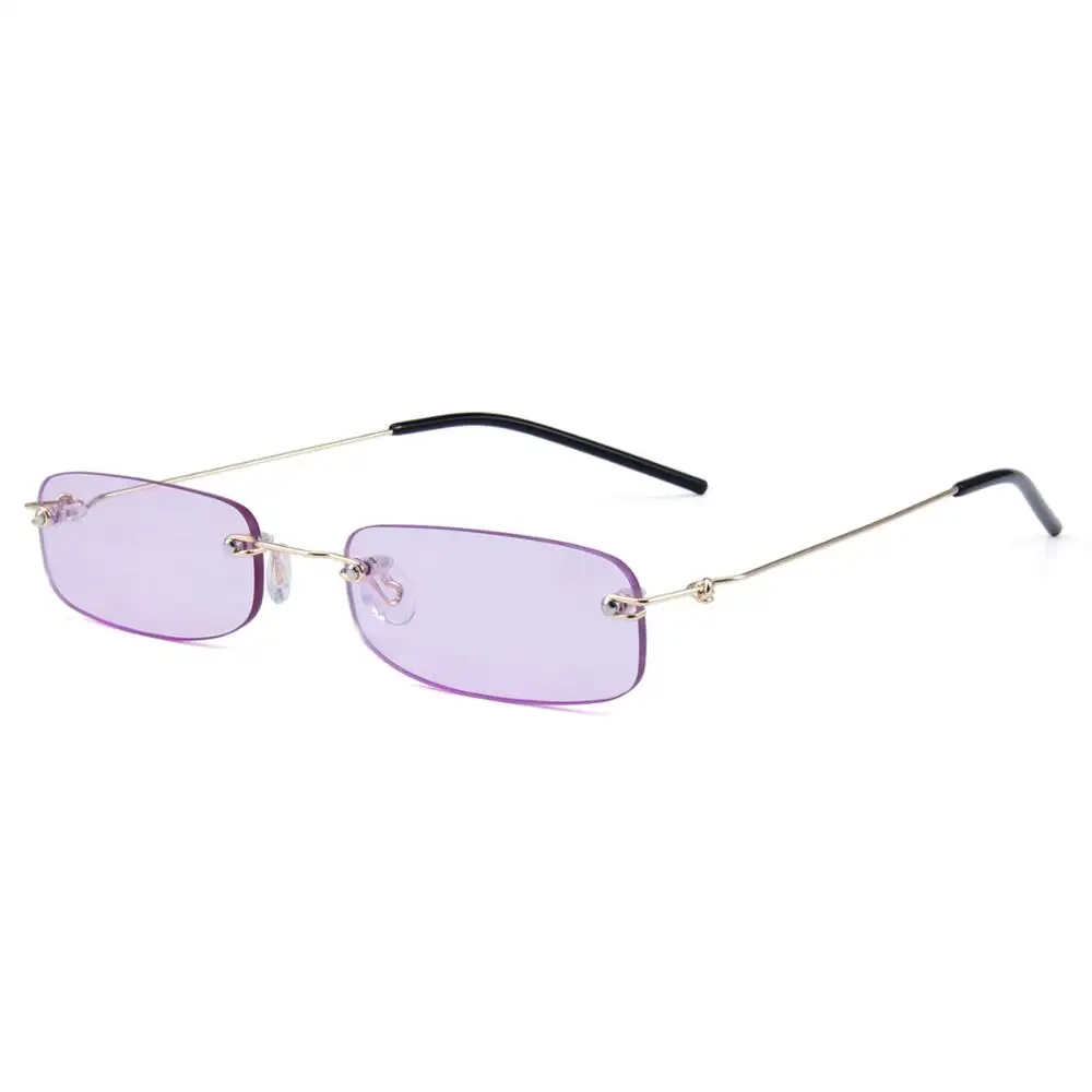 Innovation 2019-gafas de sol personalizadas, diseño único, sin marco, color morado