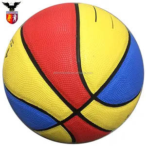 Laminada PVC barato pelota de baloncesto para los niños