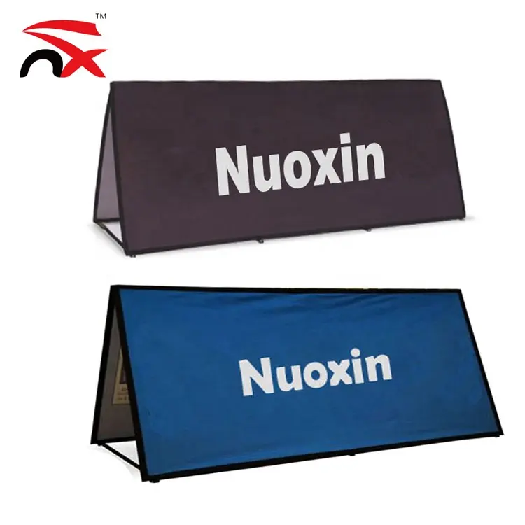 Branded Double Sided Printed Horizontal Square Pop Up Banner Rectangle A Frame BannerためAdvertising