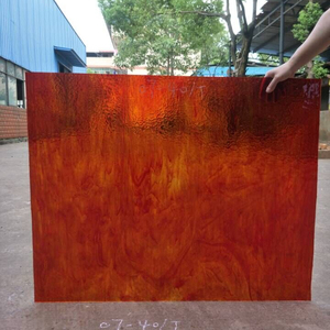 America Red Solid Opalescent <strong>Glass</strong> <strong>Sheet</strong> Price Stained <strong>Glass</strong> - Product Image 1