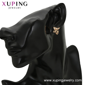 97242 Xuping Copper Alloy Jewelry butterfly Shape <strong>Pretty</strong> Crystal New Designs Gold <strong>Earrings</strong> - Product Image 6