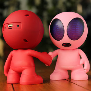 Mini Speaker Con Diseño Alien Y Luz LED - Product Image 5
