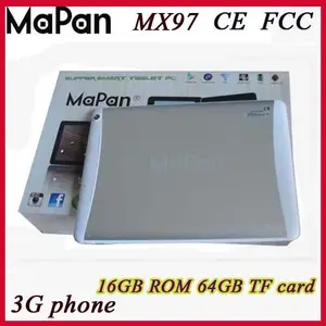 Chine moins cher Android Phone Tablet MTK 8382 1 gb 16 gb quad core 9.7 polegada Android 3 g Tablet pc