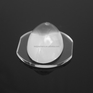 Led tùy chỉnh Glass freeform nửa-hình bầu dục hình elip hình dạng ống kính 50 mét - Product Image 2