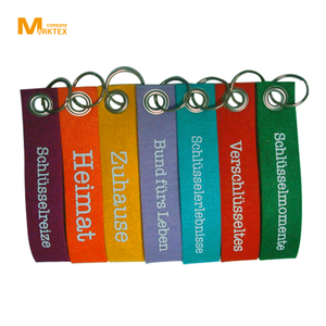 Fabric Felt keychain with printing customized logo - Product Image 3