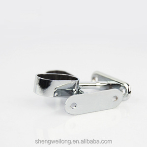 Thanh Ray Treo Tủ Quần Áo Hình Bầu Dục Phụ Kiện Ống Quần Áo Chân Đế Trung Tâm Chân Đế Chrome Cố Định Đầu Cuối Hỗ Trợ Cho Thanh Ray Treo Hình Bầu Dục - Product Image 3