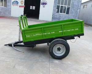Mini <span class=keywords><strong>remorque</strong></span> agricole à axe unique 2 tonnes, vente pour petit tracteur - Product Image 5