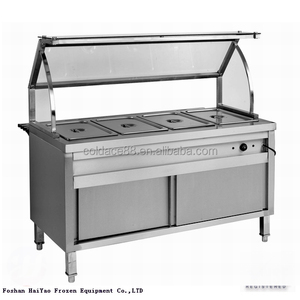 Scaldavivande Commerciale a Sei Vasche per Buffet Bain Marie - Product Image 1