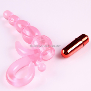 DN011/venta al por mayor hecho vibrador <span class=keywords><strong>anal</strong></span> con cuentas, Juguetes sexuales para mujeres vagina <span class=keywords><strong>anal</strong></span> vibrador - Product Image 2
